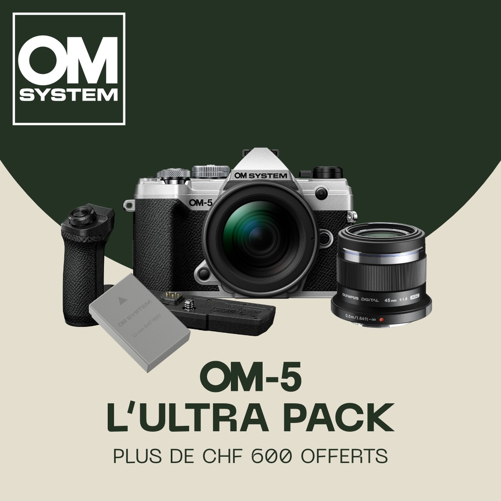 OM System OM-5 Kit Silver 12-45mm f4
