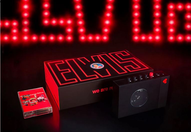 we are rewind Portable BT Cassette Player Elvis - black