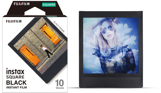 Instax Square 10 Sheets Black Frame