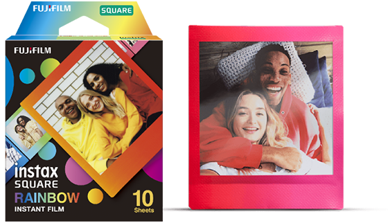 Instax Square 10 Sheets Rainbow