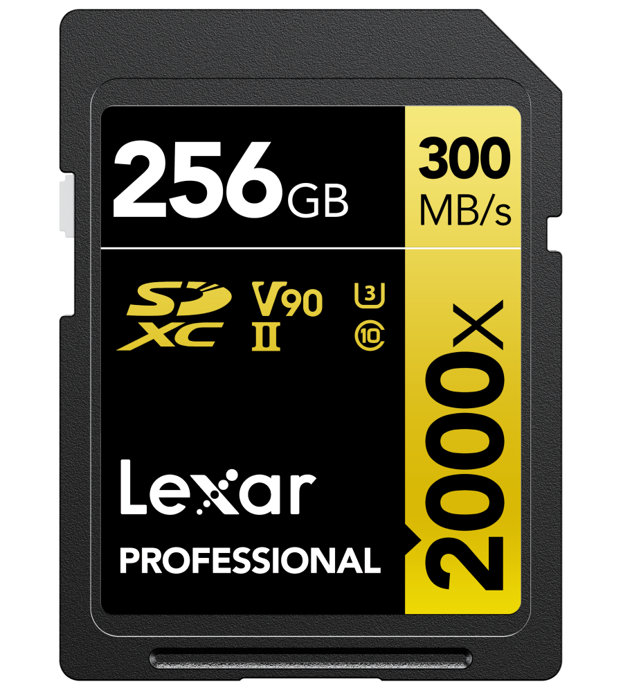 Lexar 2000x UHS-II SDXC 256GB Gold
