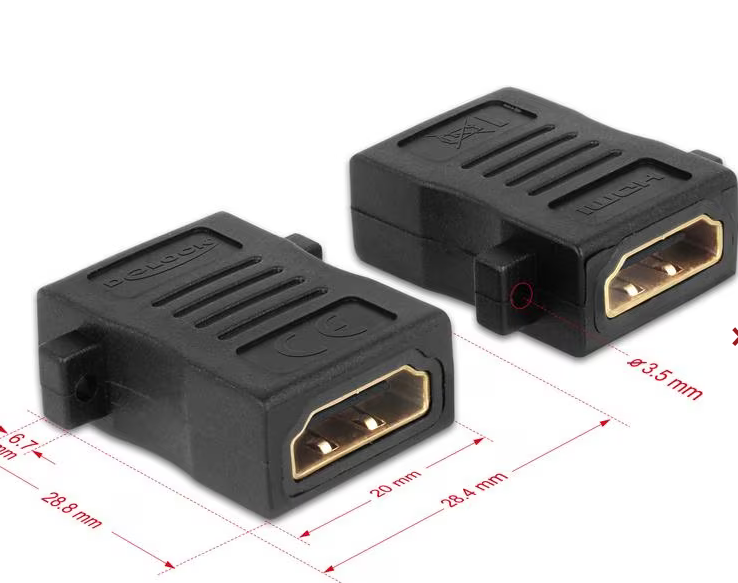 Delock Adaptateur HDMI - HDMI