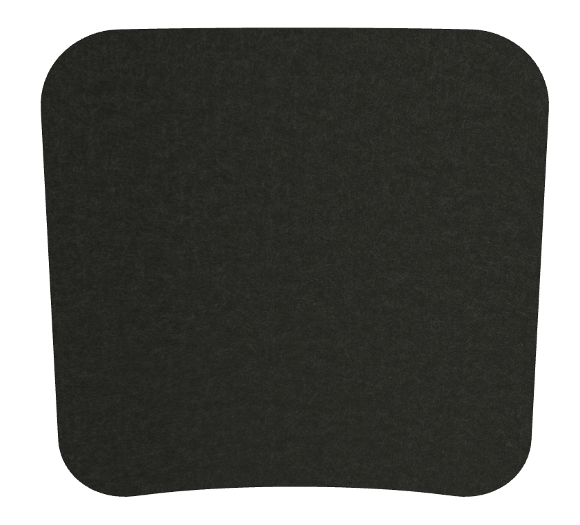 Living.audio Silent Panel S (40x40 cm) set de 4 pièces noir