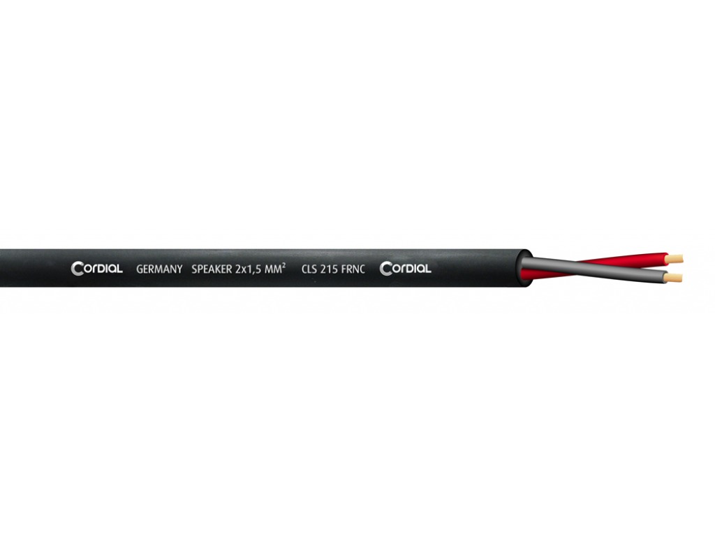 CORDIAL CLS 215 FRNC câble haut-parleur 2x1.5mm2