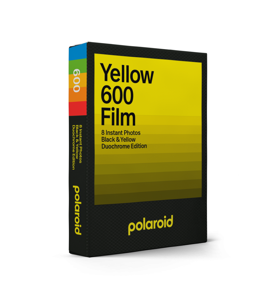 Polaroid DuoChrome Film 600 -Black&Yellow Edition (8Photos)