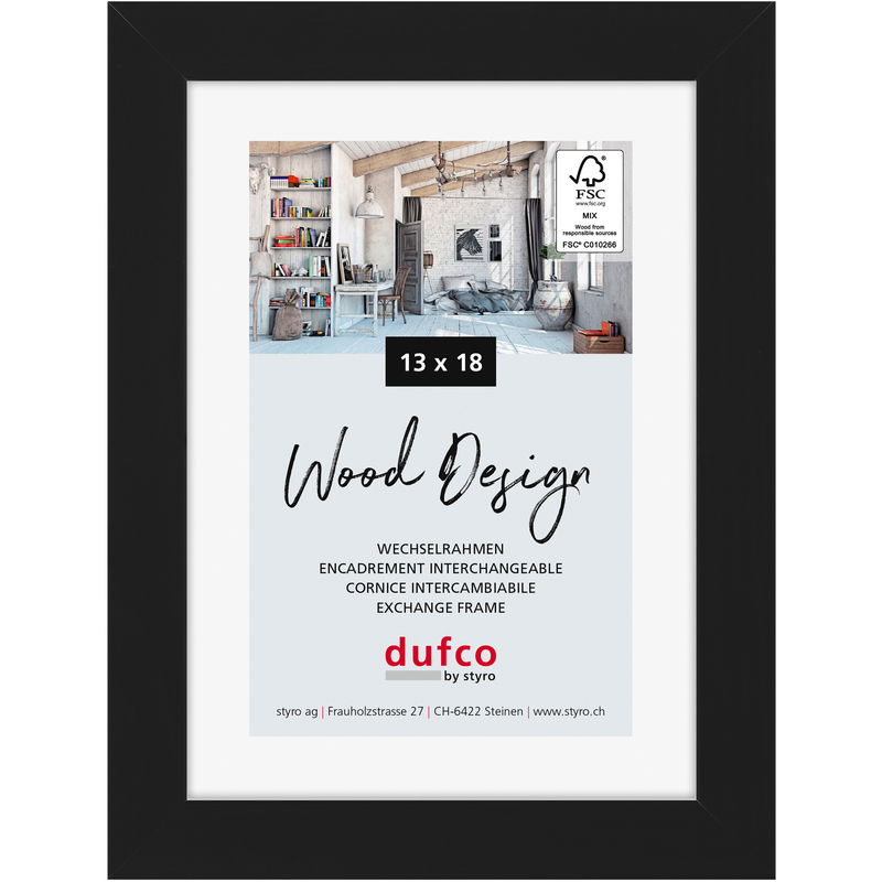 DUFCO Cadre 13x18 Toronto Dark Brown