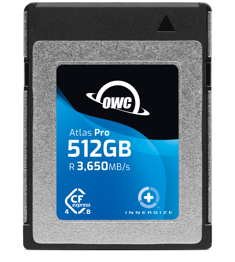 OWC Atlas Pro CFexpress 4.0 Type B 512Go CFexpress 4.0 R:3650MB/s W:3000MB/s