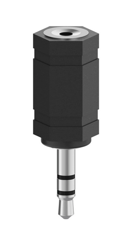 Hama 205199 Adaptateur audio, jack mâle 3,5 mm stéréo- jack femelle 2,5 mm