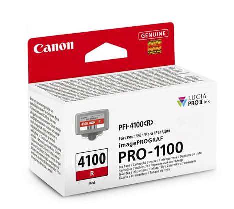 Canon PFI-4100 R Red (Pro-1100)