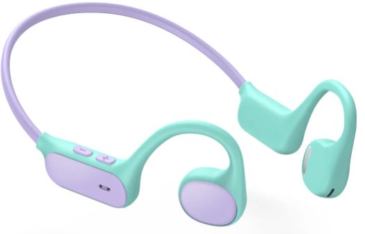 ICLEVER Air Conduction Headphones BT C01-2589N-02 74/85 dB, purple/green