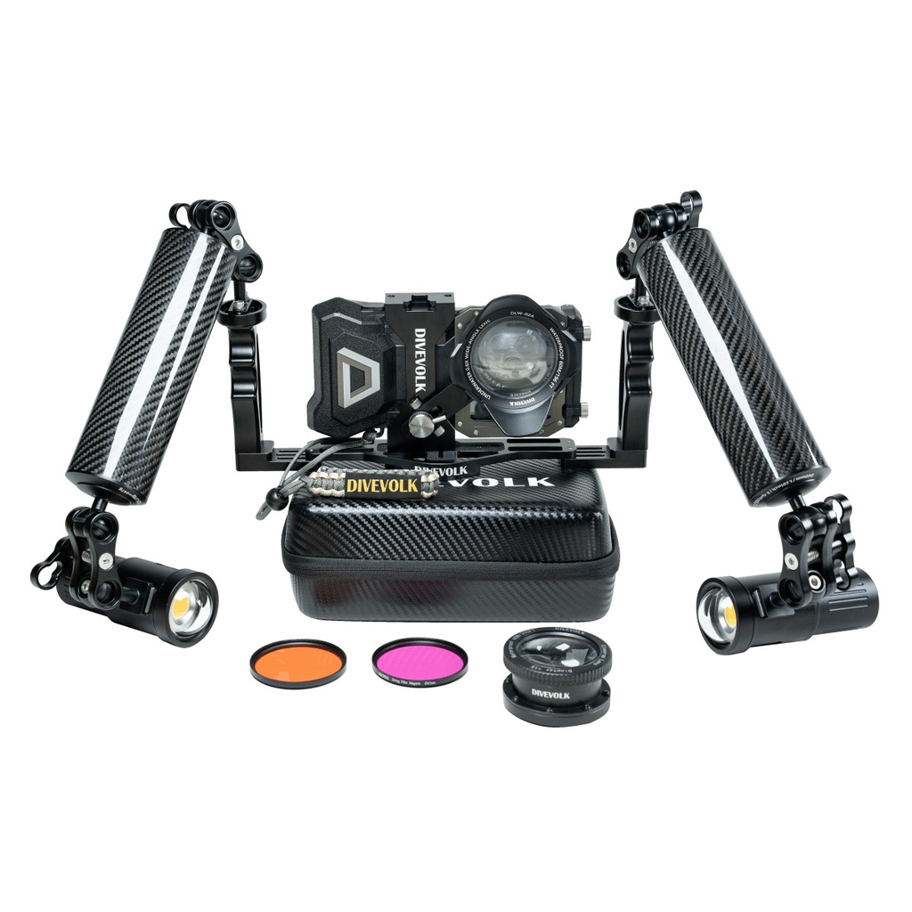 Divevolk SeaTouch 4 Max Plus Almighty Kit Boîtier sous-marin pour smartphone