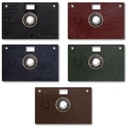 PaperShoot Coque texture cuir - Rouge bordeaux