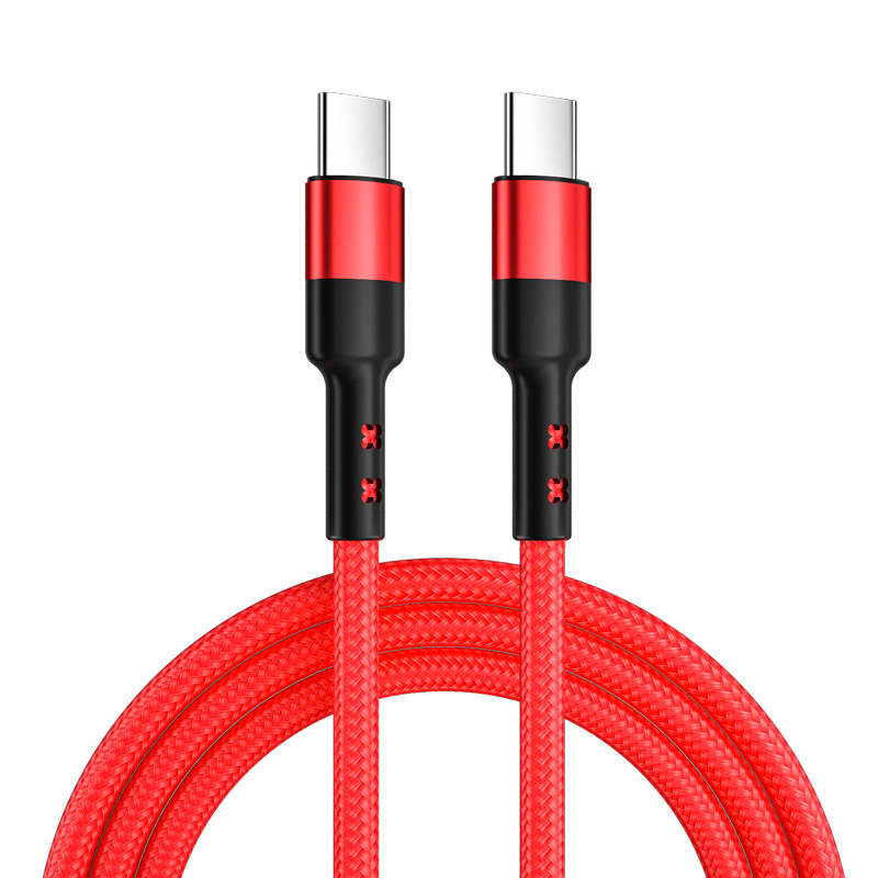 Caruba USB-C to USB-C 60W Cable 1 Meter Red