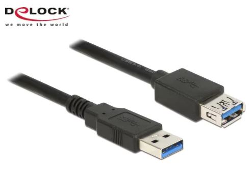 Delock Câble de prolongation USB 3.0 USB A - USB A 1 m