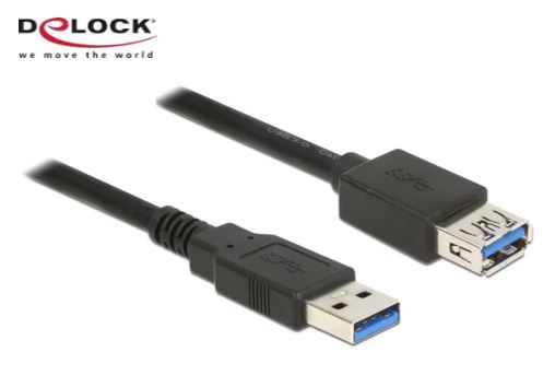 Delock Câble de prolongation USB 3.0 USB A - USB A 5 m