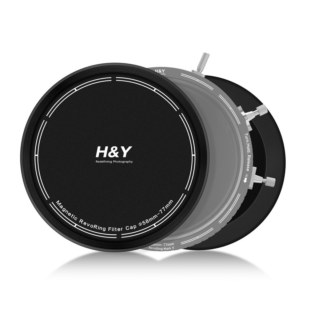 H&Y RevoRing Aluminium-Front-Back Cover 58-77mm