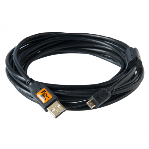 TetherPro USB 2A/Micro-B 5 Pin 4.6m CU5430BLK