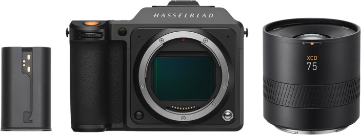 Hasselblad X2D 100C +XCD 3,4/75P LW Portrait Lens Kit