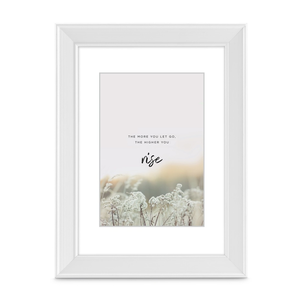 Hama Cadre photo en bois "Rise", blanc, 15 x 20 cm