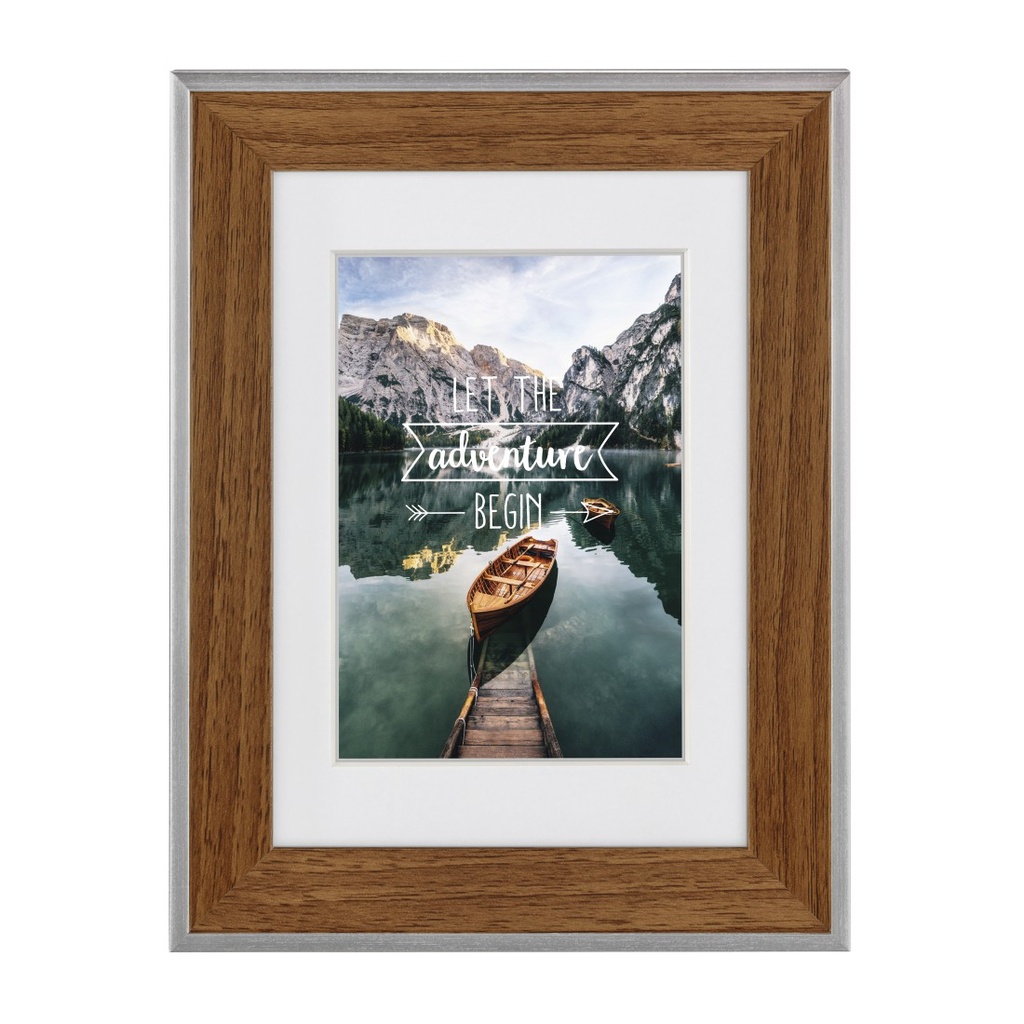 Hama Cadre photo en plastique "Sierra", noisette, 15 x 20 cm