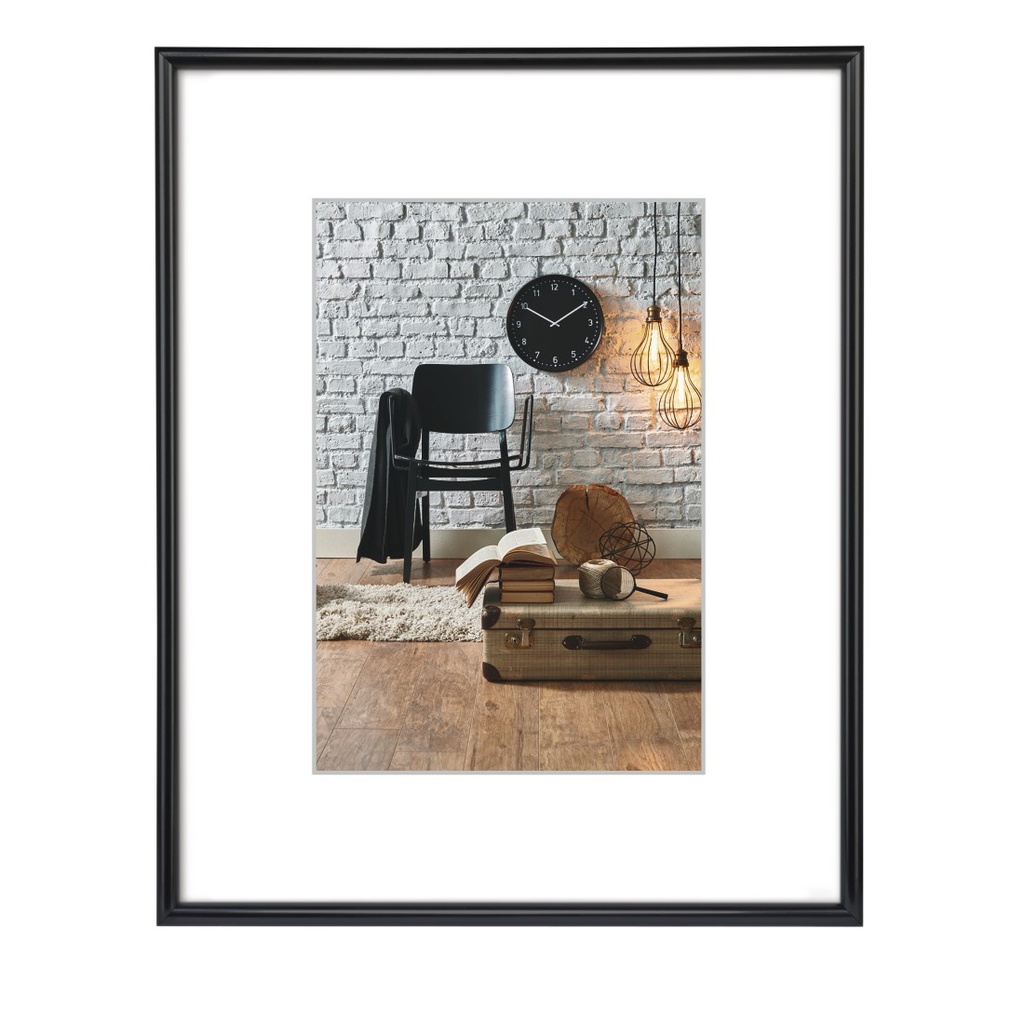 Hama Cadre photo en plastique "Sevilla", noir, 20 x 28 cm