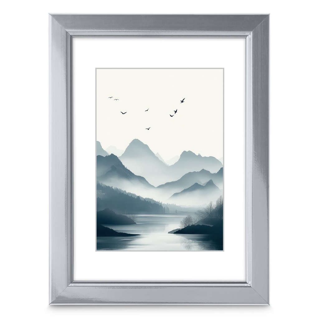 Hama Cadre photo en plastique "Chill", argenté, 15 x 20 cm