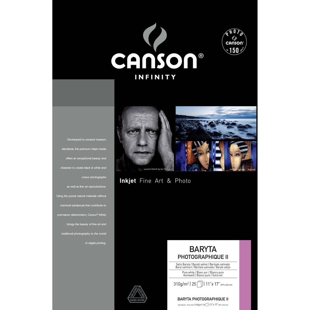 Canson Baryta Photographique II Matt A3+ 310g