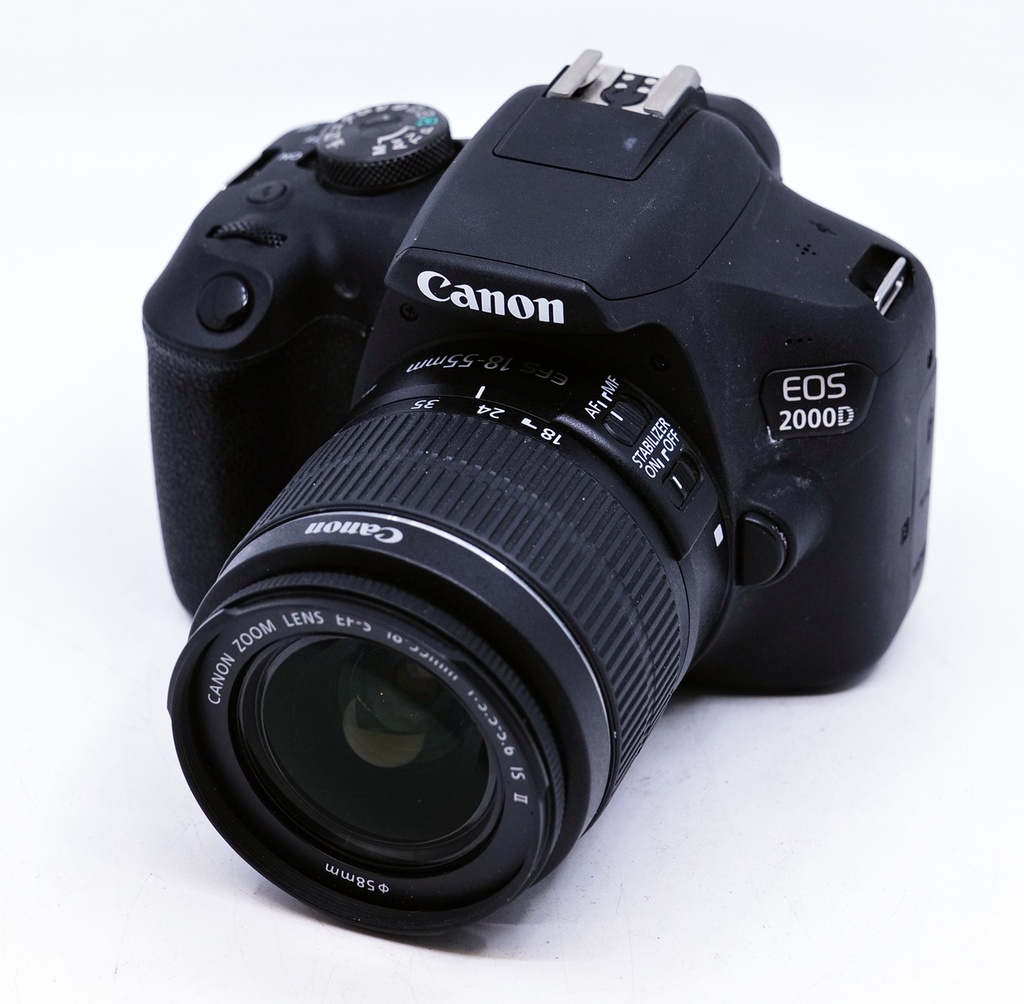 OCCASION Canon EOS 2000D + EF-S 18-55mm f3.5-5.6 IS II