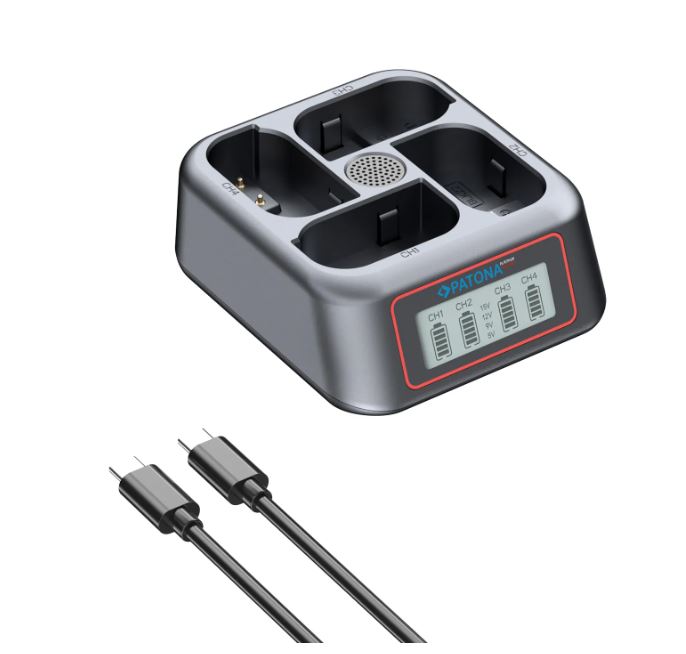 Patona 4-Port Fast Charger Panasonic DMW-BLK22