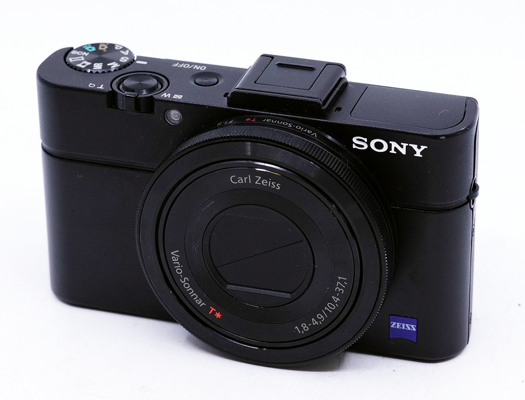 OCCASION Sony RX100 Mark II + Black Leather Case