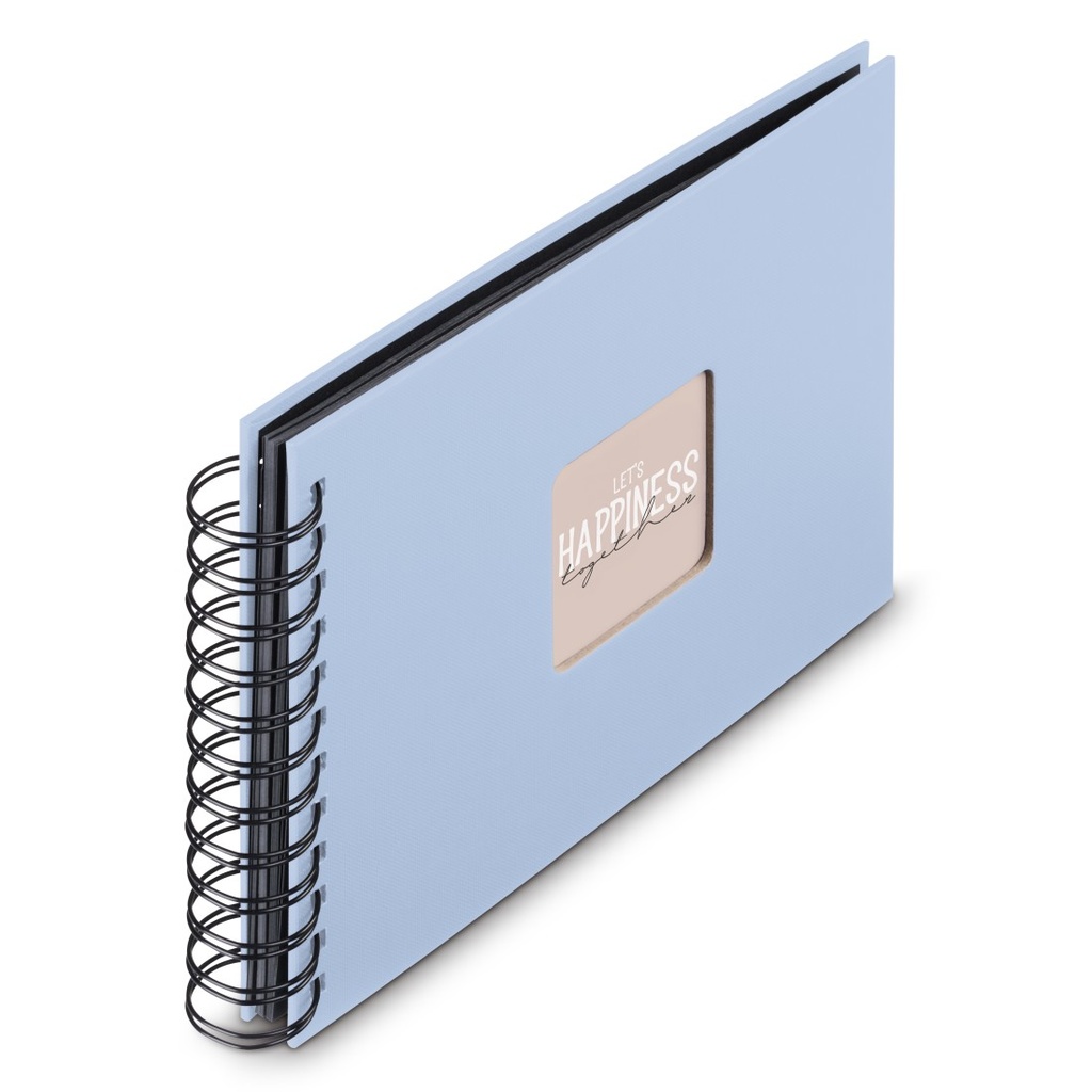 Hama Album à spirale "Fine Art", 24 x 17 cm, 50 pages noires, Lagoon