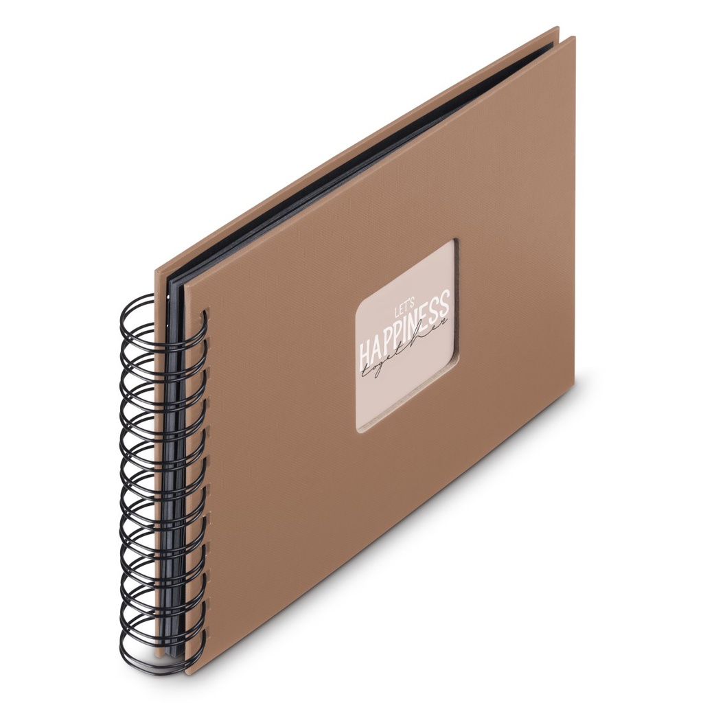 Hama Album à spirale "Fine Art", 24 x 17 cm, 50 pages noires, Mousse