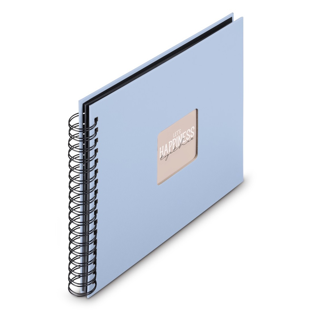 Hama Album à spirale "Fine Art", 28 x 24 cm, 50 pages noires, Lagoon