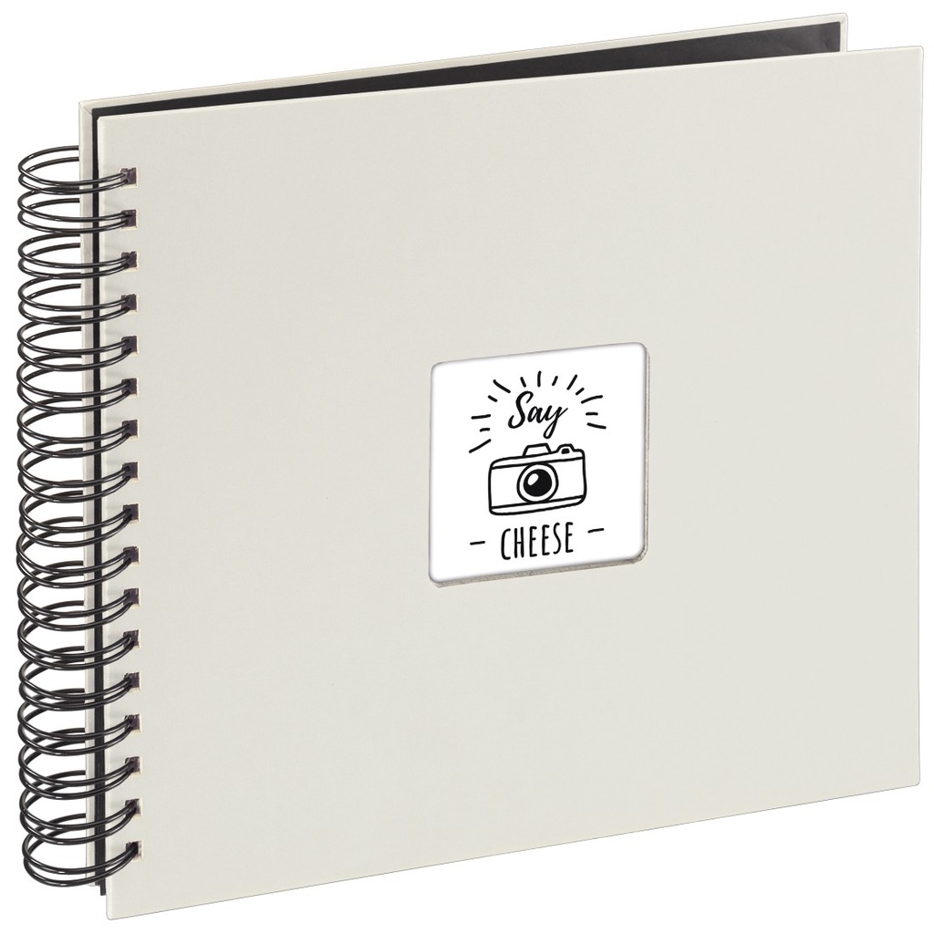 Hama Album à spirale "Fine Art", 28 x 24 cm, 50 pages noires, Craie