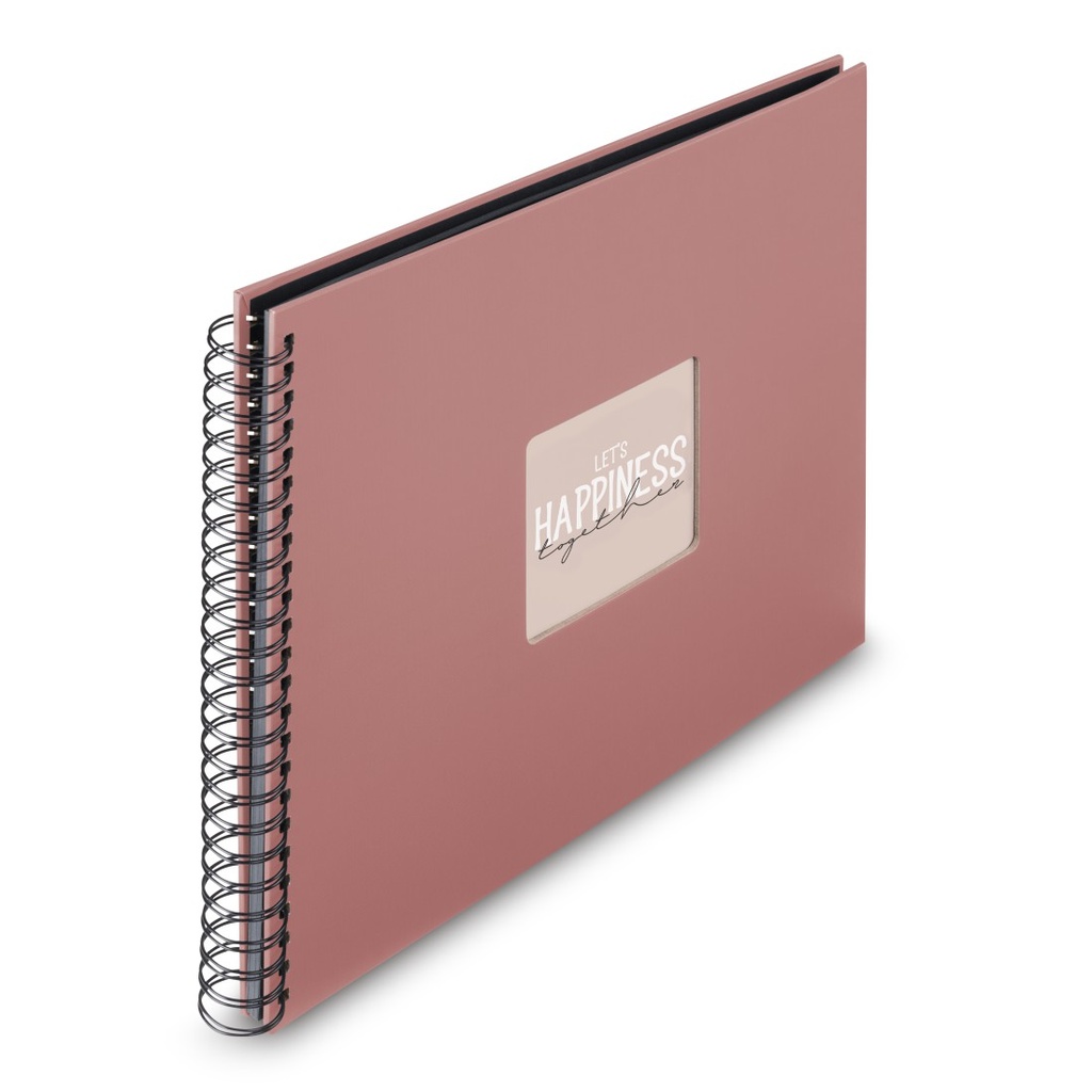 Hama Album à spirale "Fine Art", 36 x 32 cm, 50 pages noires, Terra