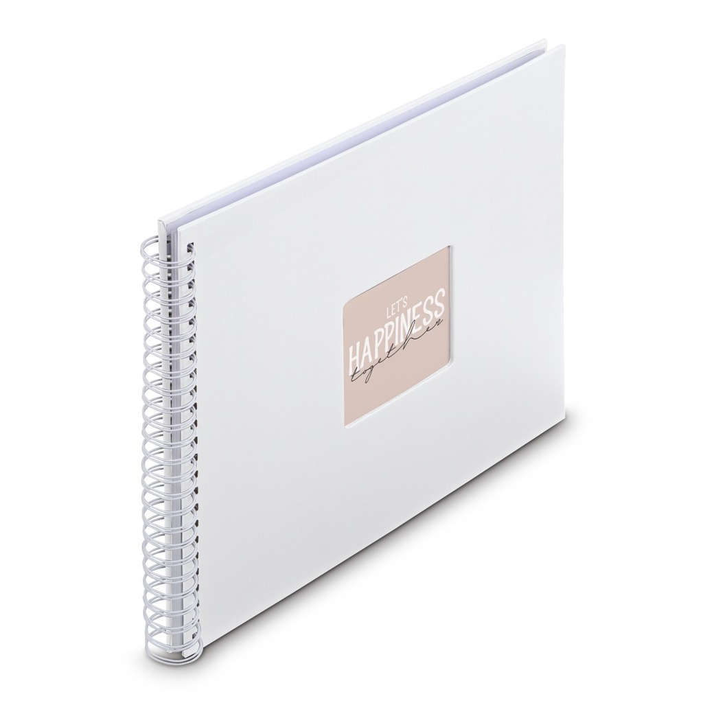 Hama Album à spirale "Fine Art", 36 x 32 cm, 50 pages blanches, Blanc