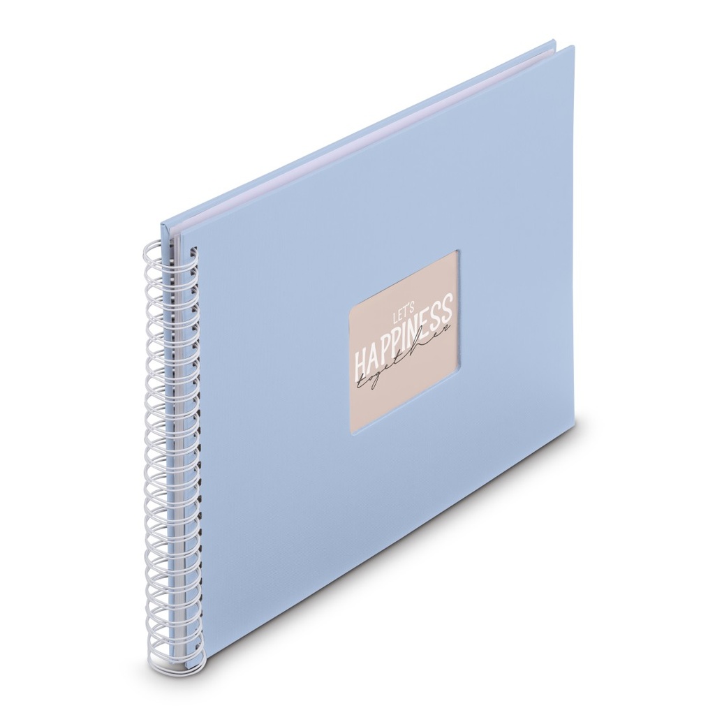 Hama Album à spirale "Fine Art", 36 x 32 cm, 50 pages blanches, Lagoon