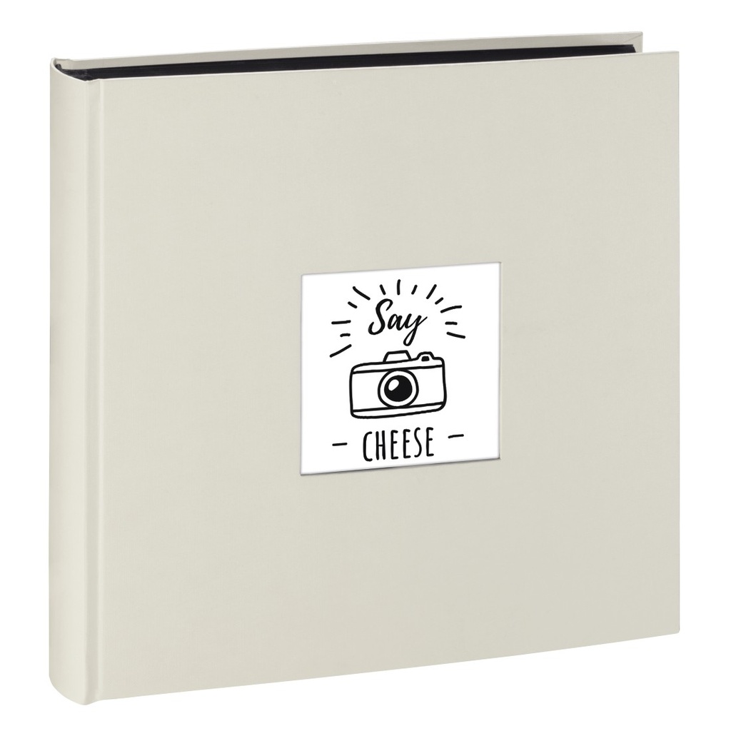 Hama Album photo Jumbo "Fine Art", 30 x 30 cm, 100 pages noires, Craie