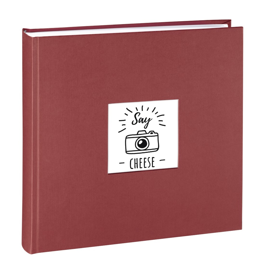 Hama Album photo Jumbo "Fine Art", 30 x 30 cm, 100 pages blanches, Bordeaux