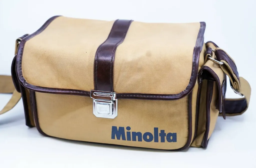 OCCASION Minolta DSLR Camera Bag Beige/Tan