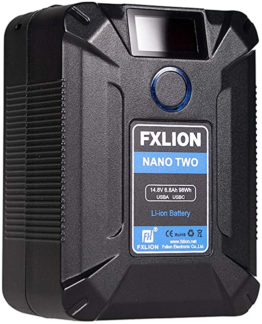 Fxlion Nano 2 V-lock Battery
14.8V,98wh | D-tap,USB A Output,USB C Output/Input,Micro USB Input