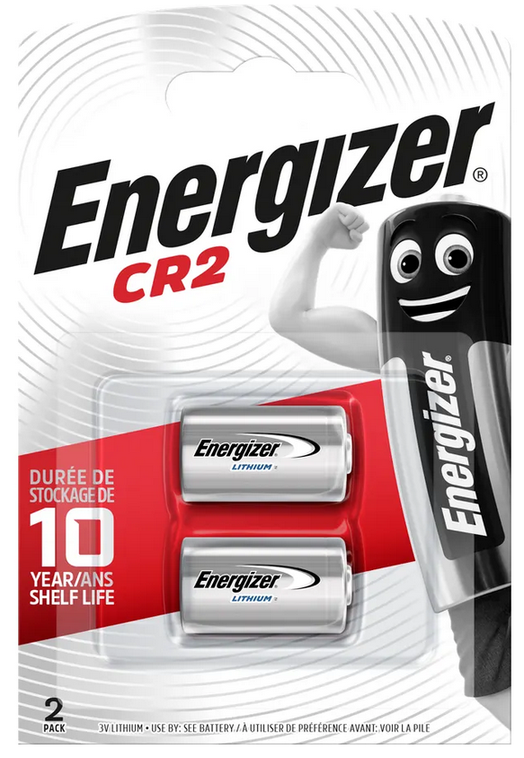 Energizer CR2 Lithium      3.0V (2-Pack)