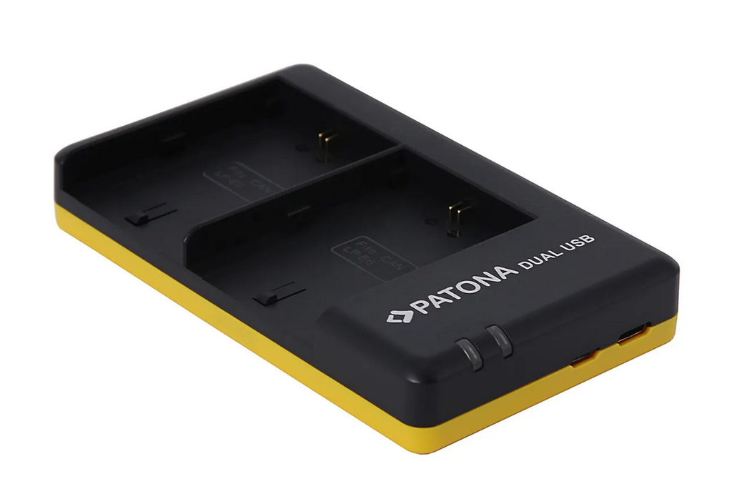 Patona Chargeur Dual USB LP-E6