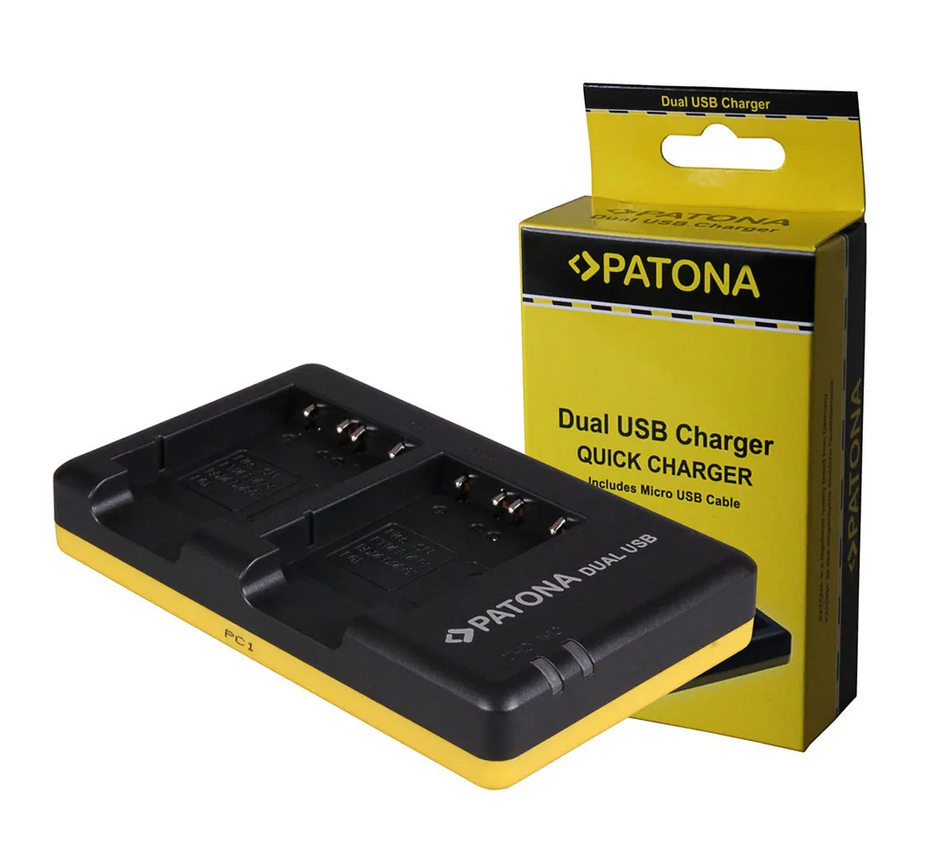 Patona Chargeur Dual USB NP-BG1