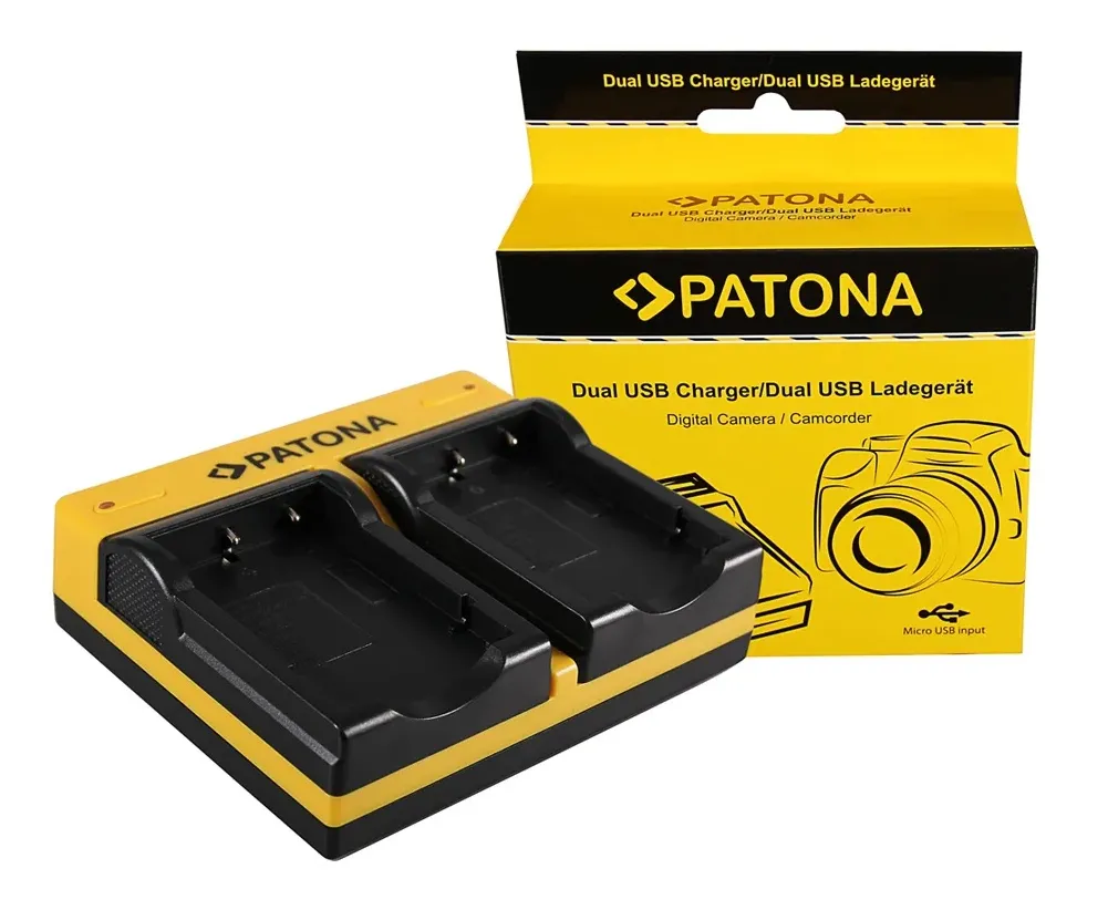 Patona Chargeur Dual USB NP-95