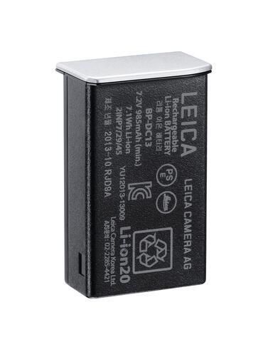 Leica Accu Lithium Ion BP-DC 13 pour Leica TL Silver Ref. 18772