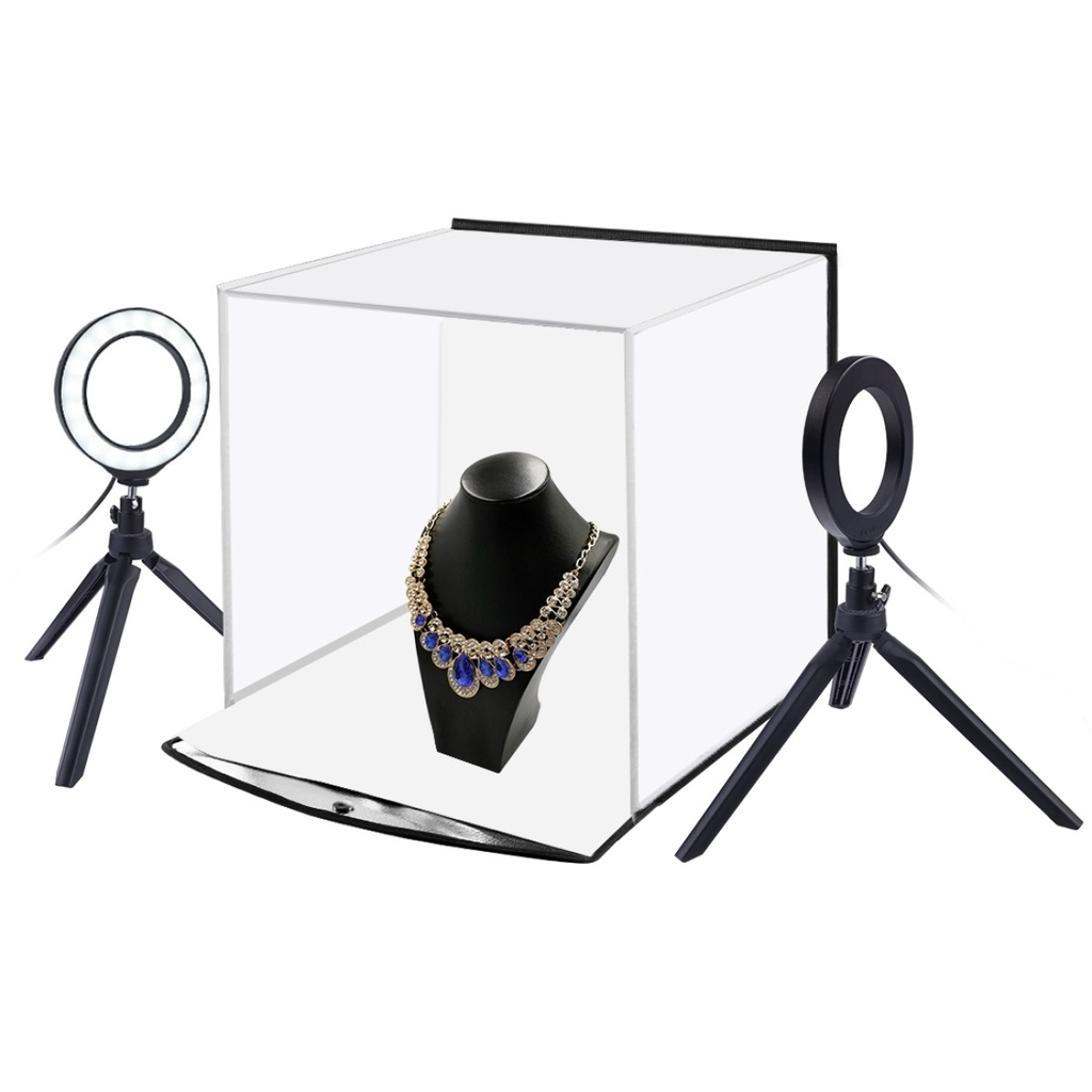 Puluz PU5130 30cm Photostudio inclus 2x USB LED  Ringlight 