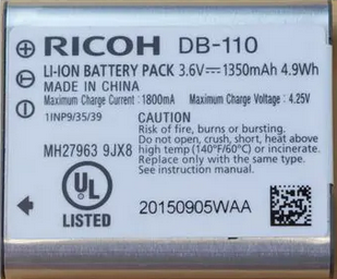 Ricoh accu Lithium DB-110