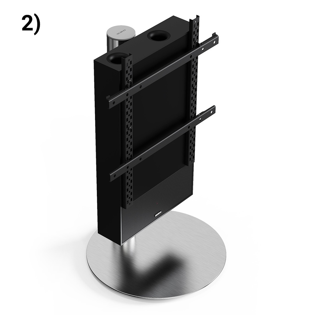 Geneva Cinema+ Black Floor Stand