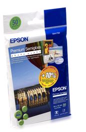 EPSON Prem. Semigloss Photopaper 10x15cm, 50 Feuilles, 251g/m²